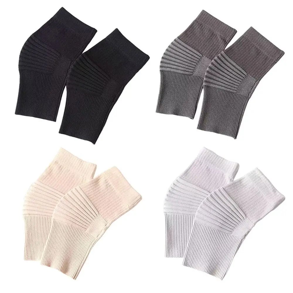 Unisex Design Cotton Knee Warmers Soft Thermal Stretch Fit Knee Protector Sleeve Knitted Knee Brace Pads Sports Protection