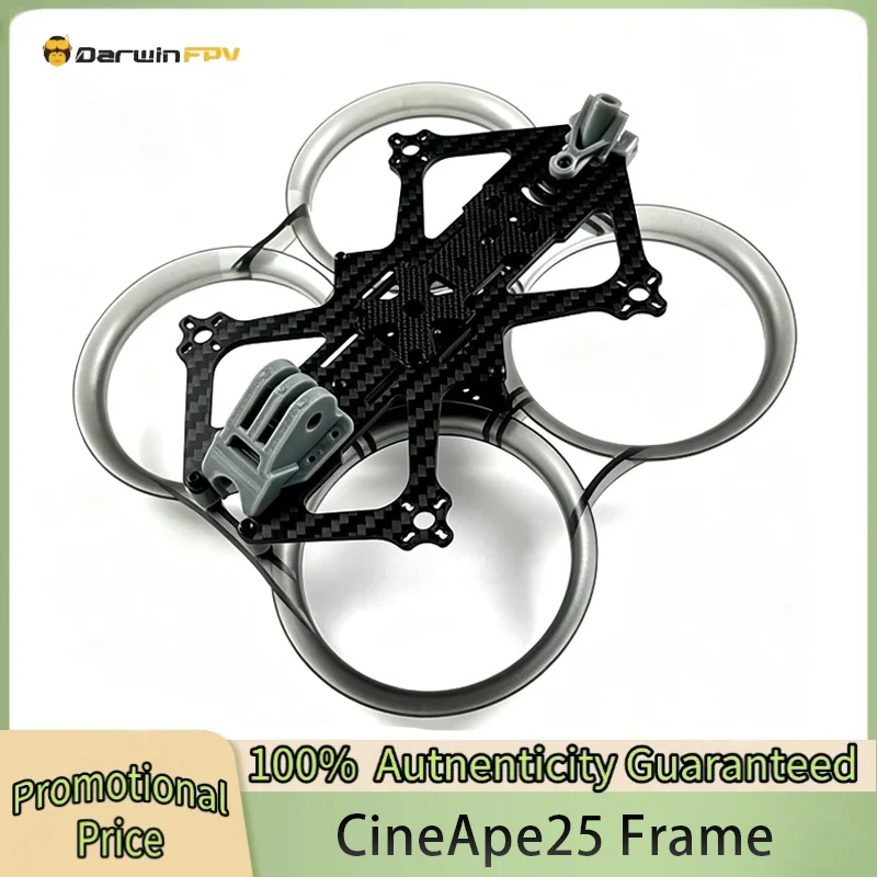 

DarwinFPV CineApe 25 2.5 Inch Frame Wheelbase for FPV Freestyle 2.5inch Cinewhoop Ducted Drones DIY Parts