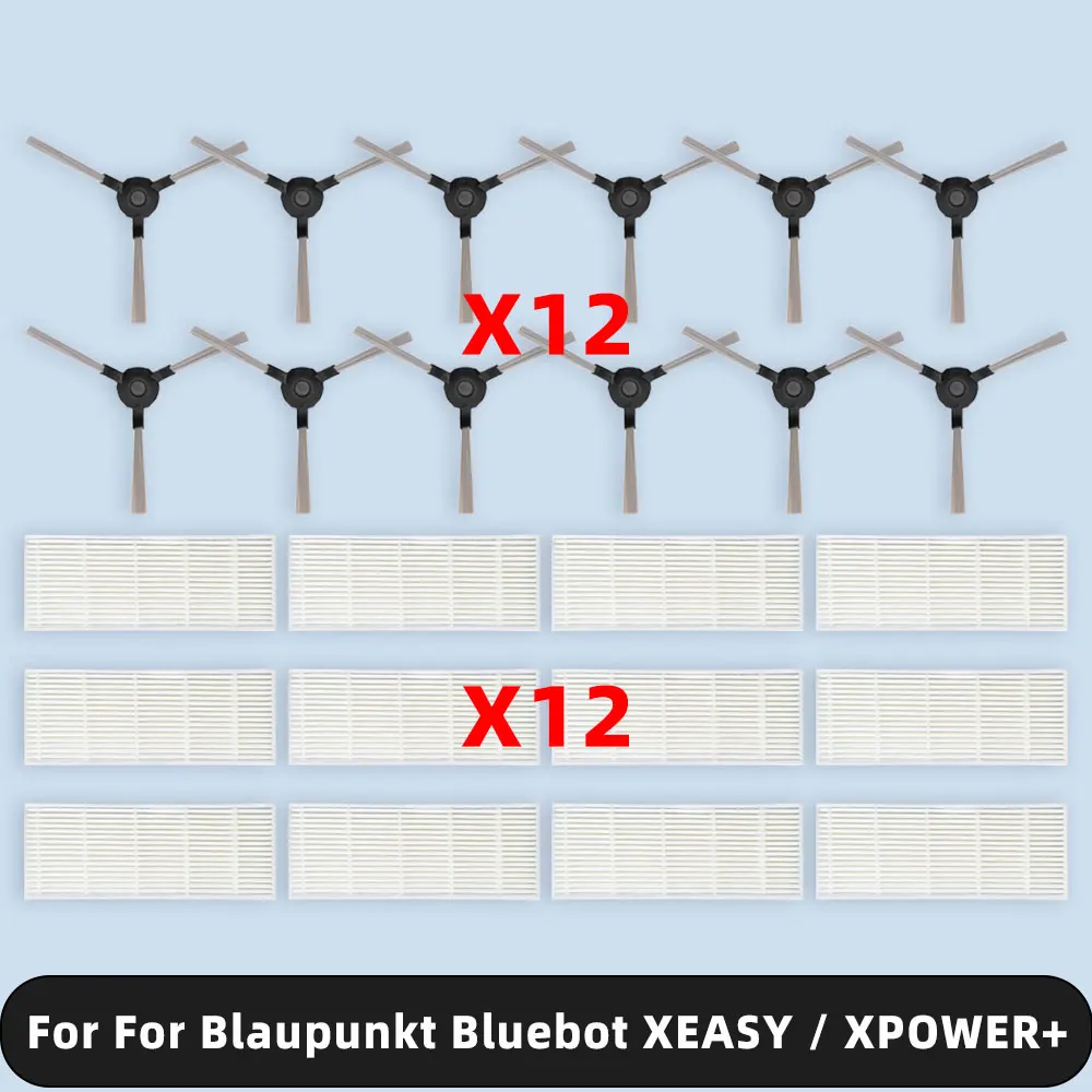 Compatible con ( Blaupunkt Bluebot XEASY / XPOWER+ ) piezas de repuesto accesorios filtro de Cepillo Lateral