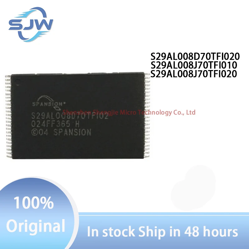 S29AL008D70TFI020 S29AL008J70TFI010 S29AL008J70TFI020 encapsulation TSOP48 NOR FLASH chip