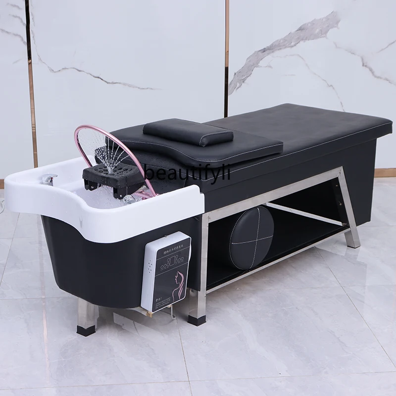 Chinese Medicine Water Circulation Massage Shampoo Bed for Hair Salon Barber Shop Head Recuperation Hair Shampoo Bed