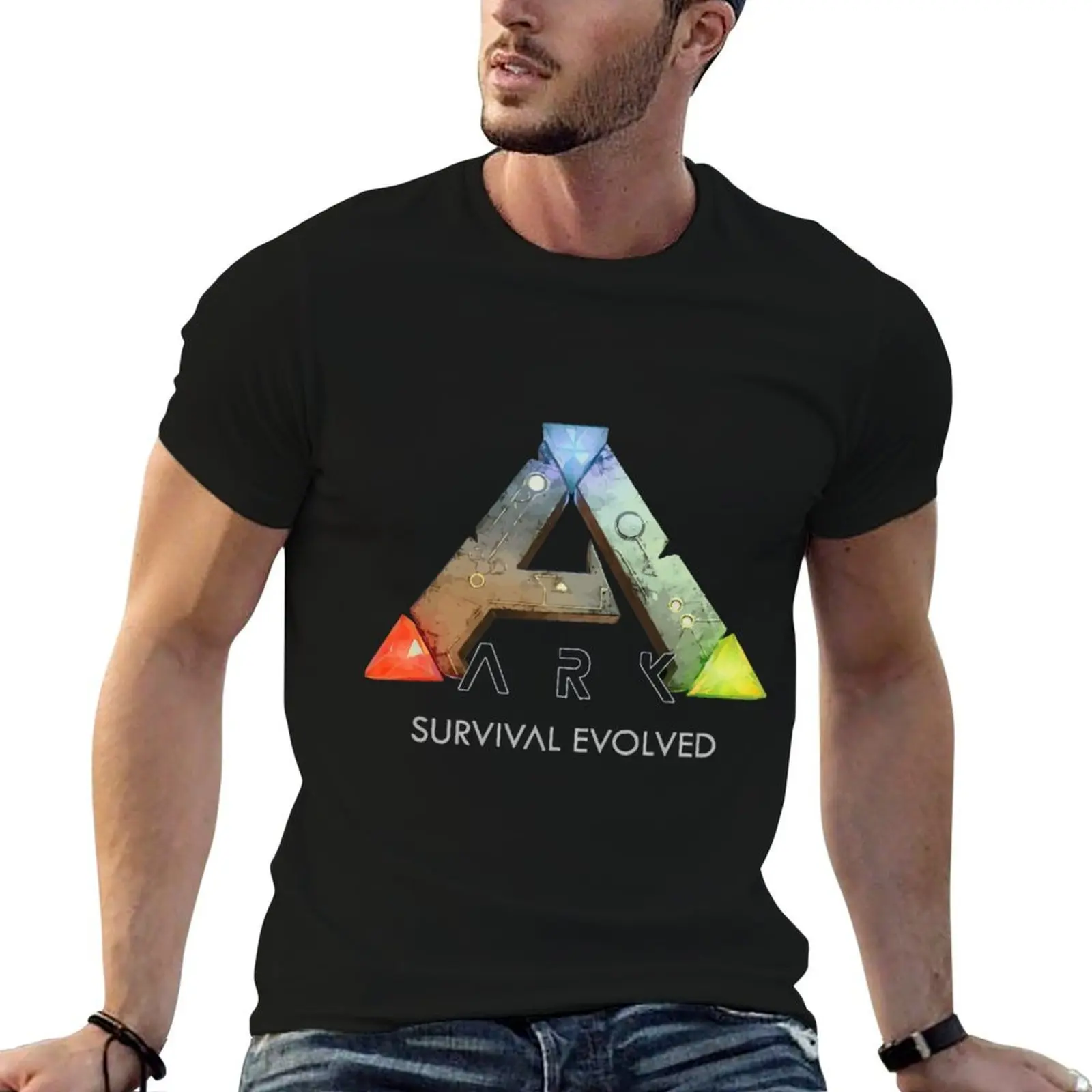 Ark Survival Evolve |   T-shirt homme, cadeau idéal, t-shirt graphique, impression personnalisée, t-shirt anime