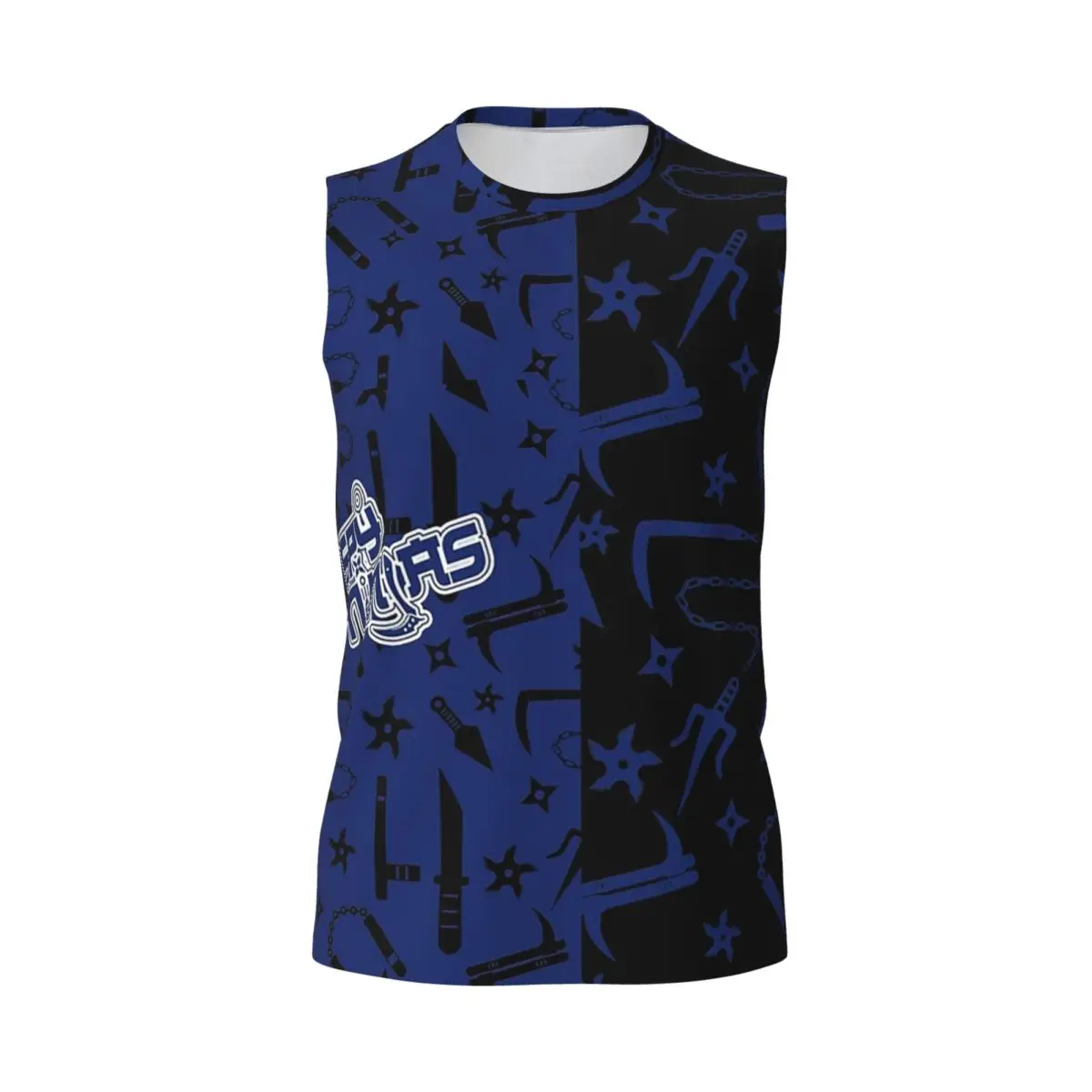 Fantastic Spy Ninja Men Printed Sleeveless T-shirt Casual Hip Hop Street Style Beach Holiday Tank Tops