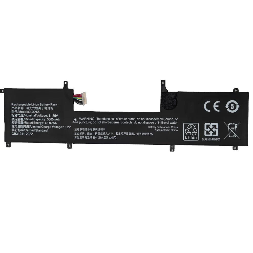 7XINbox GLX255 11.55V 43.89Wh 3800mAh Battery For Aierxuan 15Pro Xiaoxuan Pro For Iru M15X For Hipaa Dark Night T2 Tablet PC