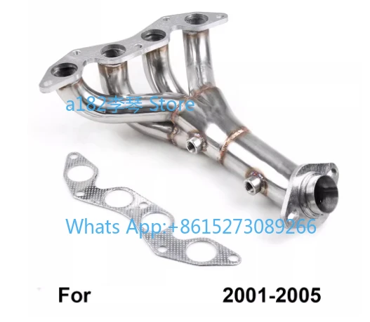 Automotive Retrofit Stainless Steel Exhaust Manifold for 01-05 DX/LX EM/ES D17A