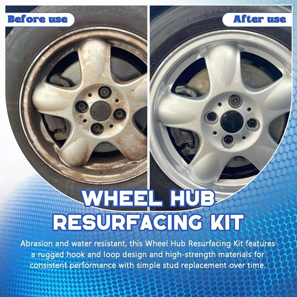 Kit per la pulizia del mozzo ruota Kit di rifornimento del mozzo ruota per dadi, strumenti di manutenzione automobilistica per auto e camion