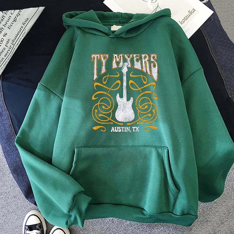 Ty Myers The Select Guitar Tour Hoodies Pullovers Women Men Hoodies Long Sleeve with Hooded Pullovers Casual Sweatshirts Clothes