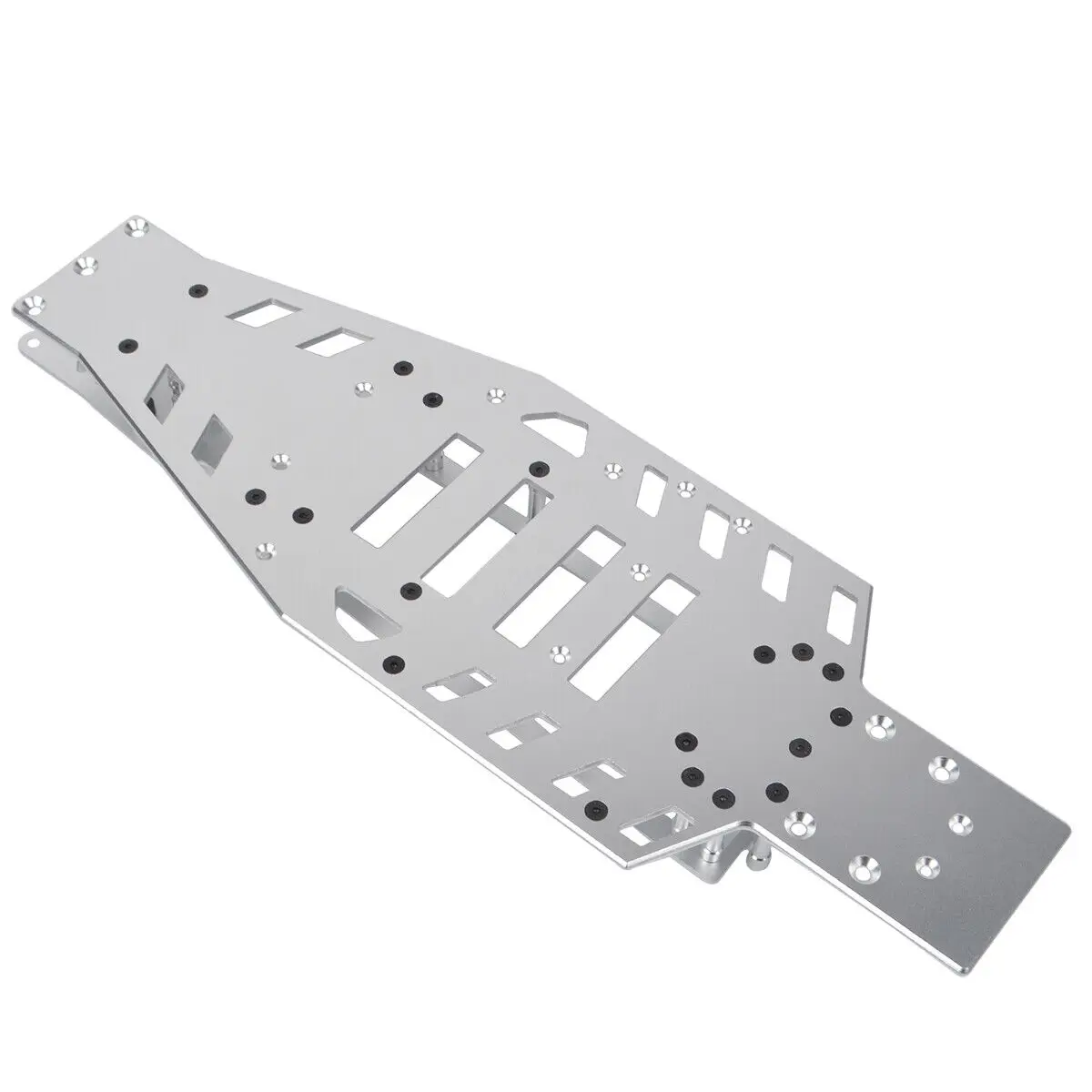 Kit de chasis superior inferior de aluminio para Traxxas 2WD Rustler VXL Bandit