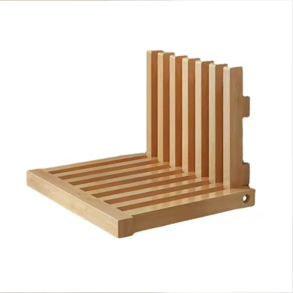 

Solid Wood Hidden Folding Stool,Wall Mount Change Shoe Stool For Hallway Bathroom Entrance Door,Ultra Thin Folding Chair