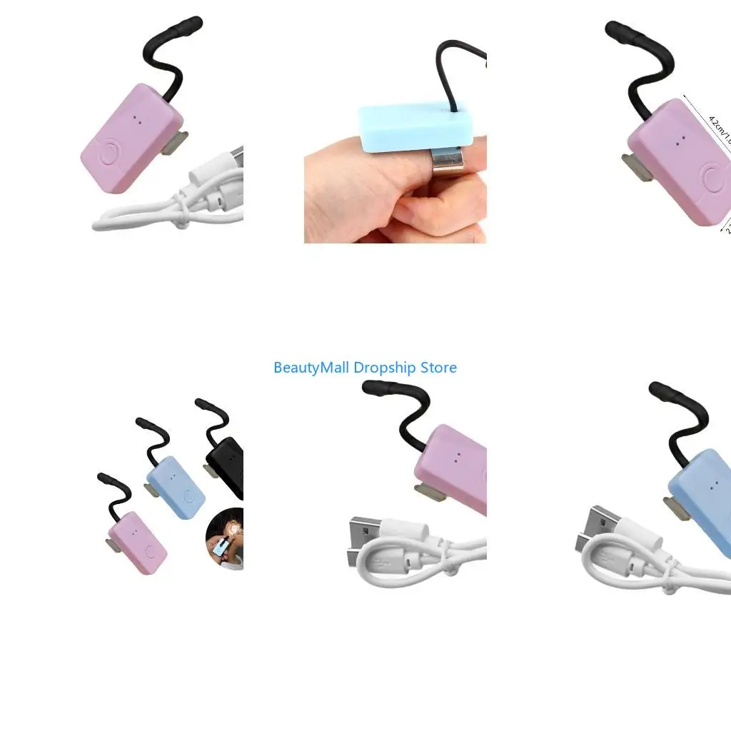 40JD Lamp for Ear Wax Remover Thumb Wearable USB Charging Ear Digging Lamp