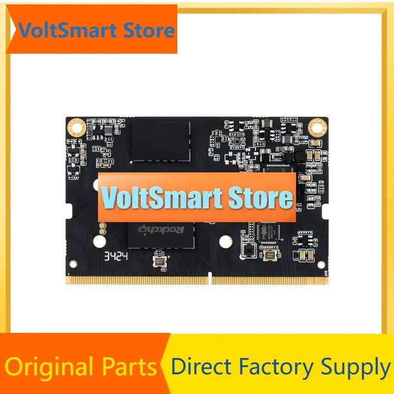 VoltSLuckfox Core3576 Module Rockchip RK3576 Octa-Core 2.2GHz Processor Big.LITTLE Architecture 6 TOPS Computing Power NPU Optio