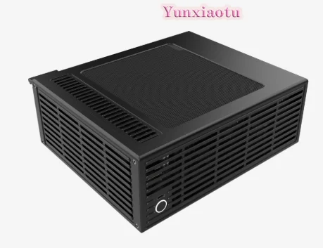 ZS-D2/ITX V4 4.9L All Aluminum Mini ITX Case Support Half Height Low Profile Knife Card SFF Barebone Chassis for Soft Router PC