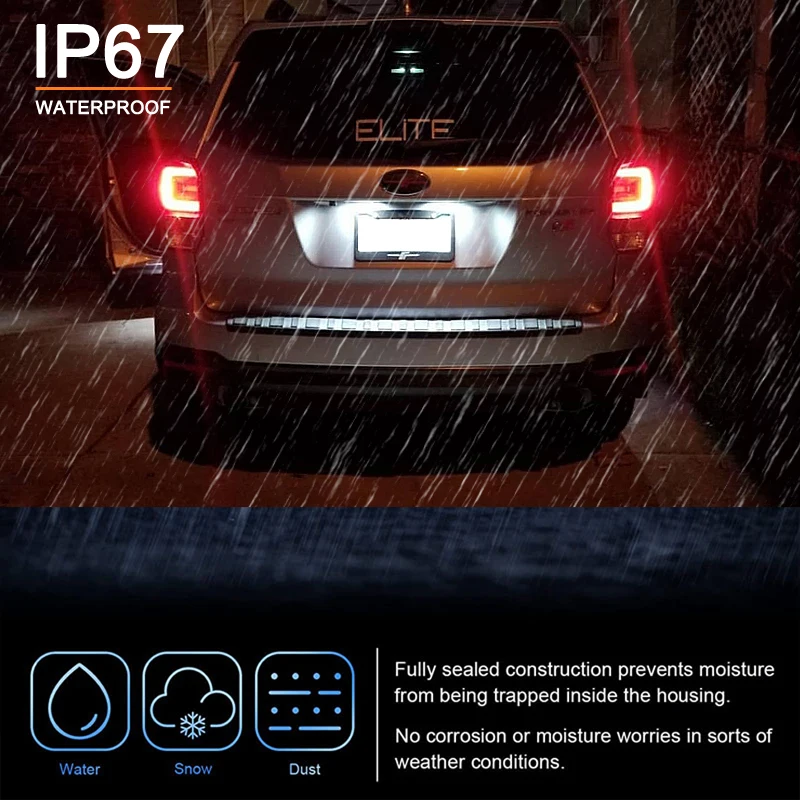 2 قطعة الأبيض LED رقم لوحة ترخيص ضوء لسوبارو فورستر ليجاسي امبريزا WRX BRZ XV Crosstrek تويوتا 86/GT86/FT86 سليل FR-S