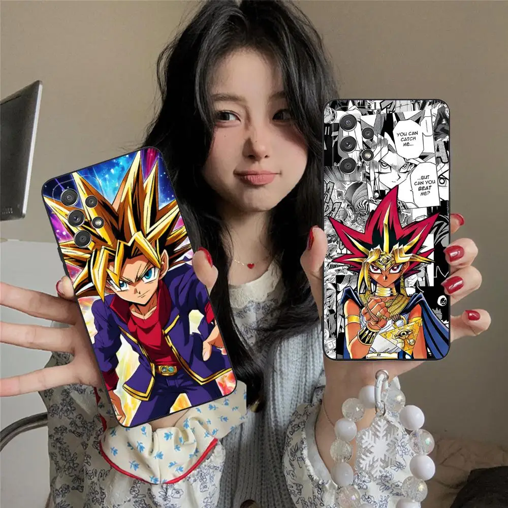 Funda de teléfono Yugioh Yami Yugi para Samsung Galaxy M55 54 42 35 34 33 32 23 22 15 14 13 12 F55 5G, funda suave de TPU a prueba de golpes