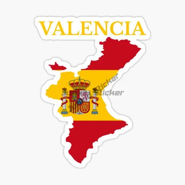 Spain VALENCIA Car Sticker Vinyl Self-adhesive Decal Waterproof Sun Protection Decals Accessories Decoration