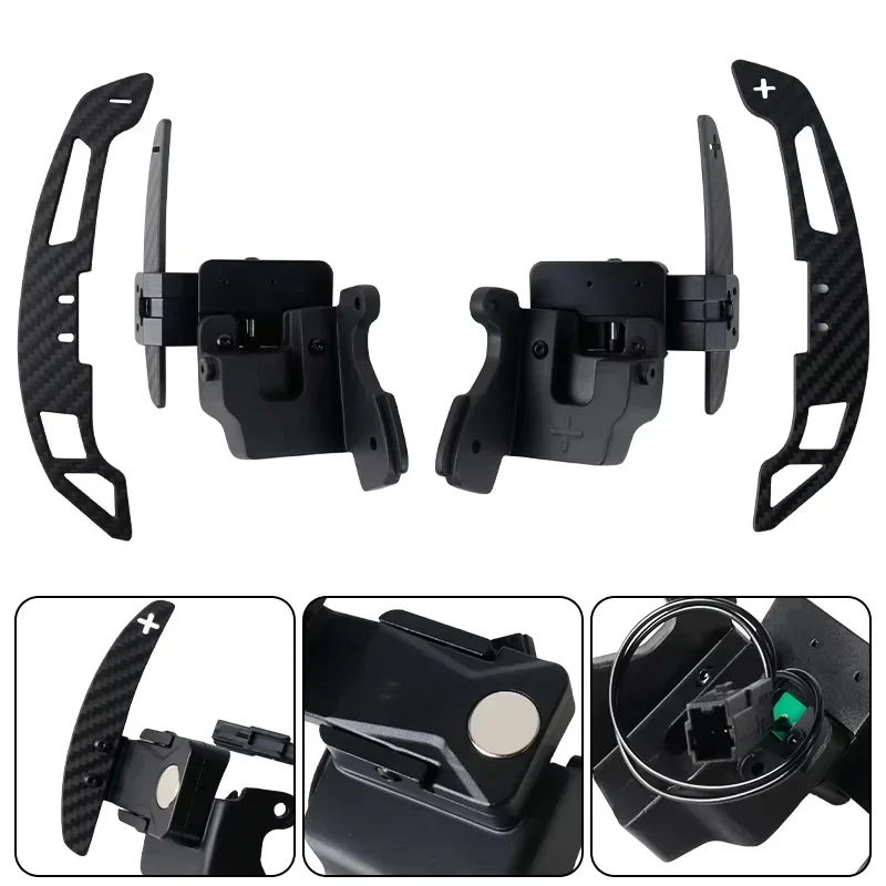 Customize Newly Upgraded Steering Wheel Carbon Fiber Paddle Shifter For Ford F150 Raptor Car Interior Accessories