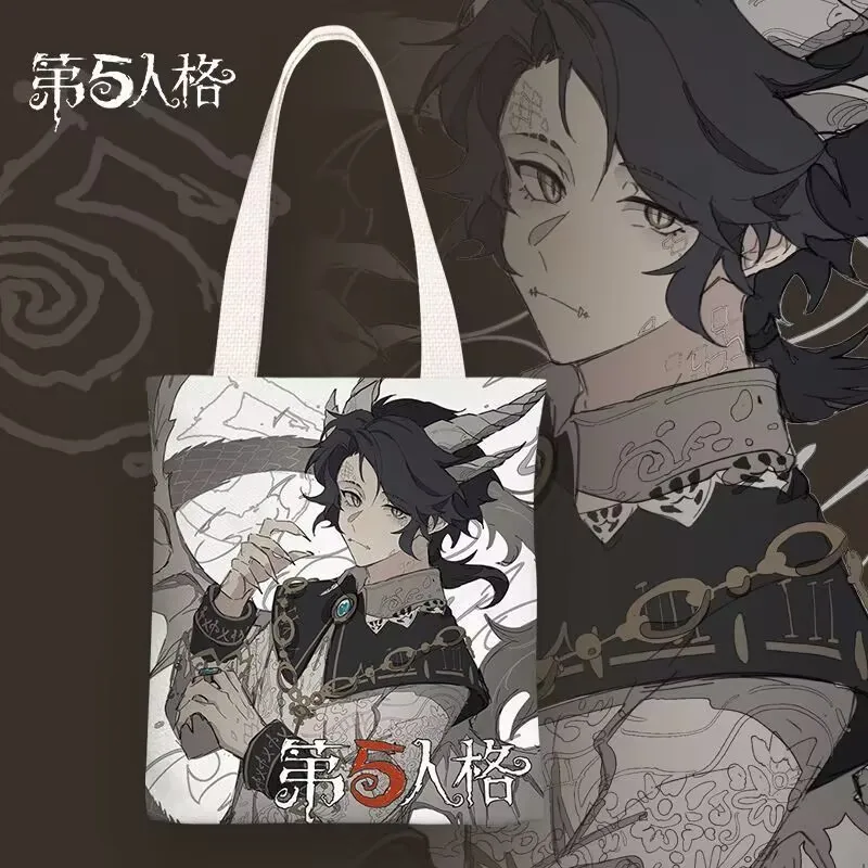 Женская холщовая сумка The Fifth Personality, связанная в стиле аниме, простая женская сумка на одно плечо, новый стиль 2025 года.