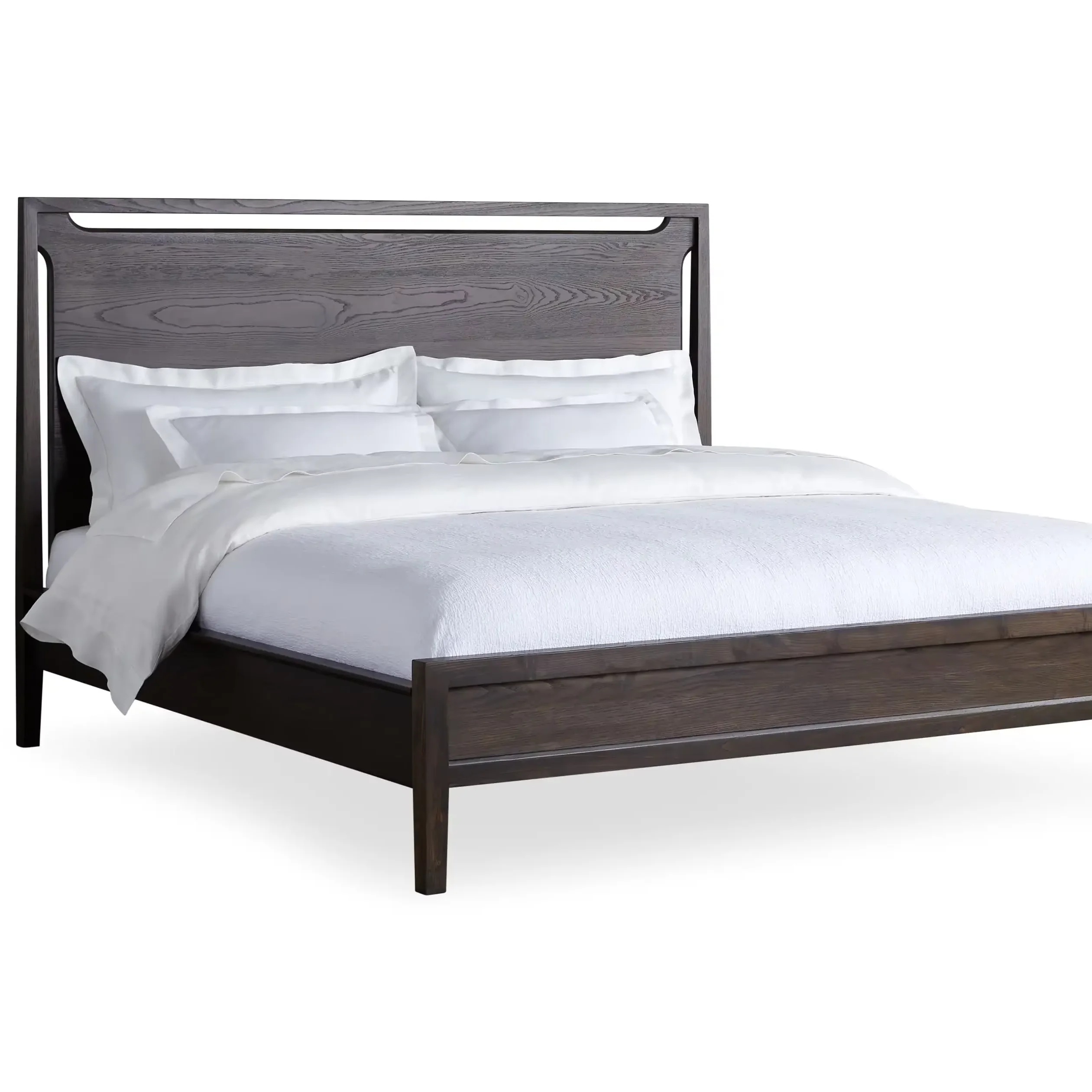 x−Luxury Modern Solid Oak Wooden Bedroom Furniture Full King Queen Size Beds Closed Storage Double Bunk Bed Living Room&