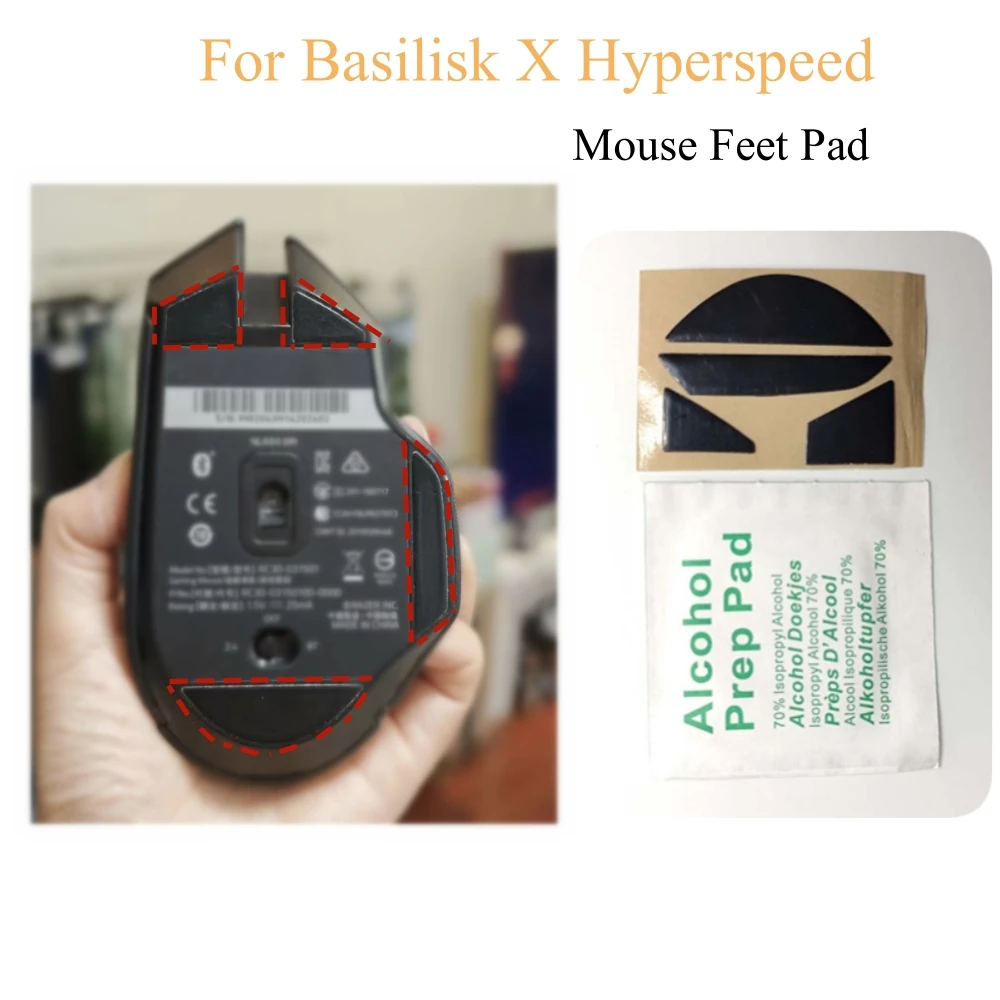 For Basilisk X Hyperspeed Mouse Feet Pad Replacement Mouse Keeper Accessories