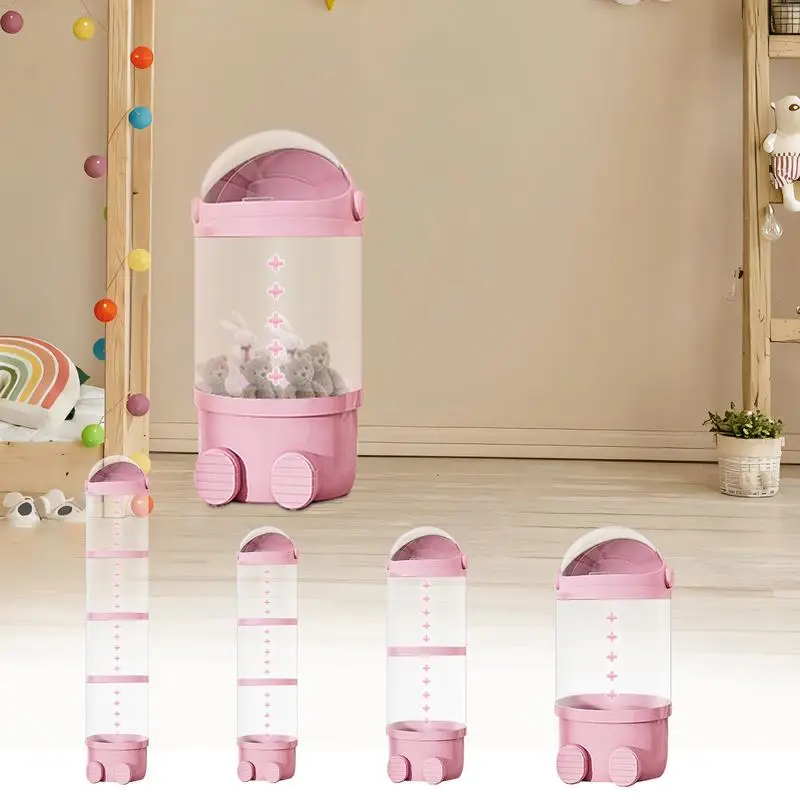 Stuffed Animal Storage Tube Transparent Plastic Stuffed Animal Dolls Organizer Storage Barrel Display Storage Box for home decor