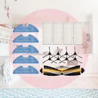 Effective Dirt Removal Solution Main Side Brush Filter Mop Cloth for Blaupunkt For Bluebot For XPOWER+ Vacuums