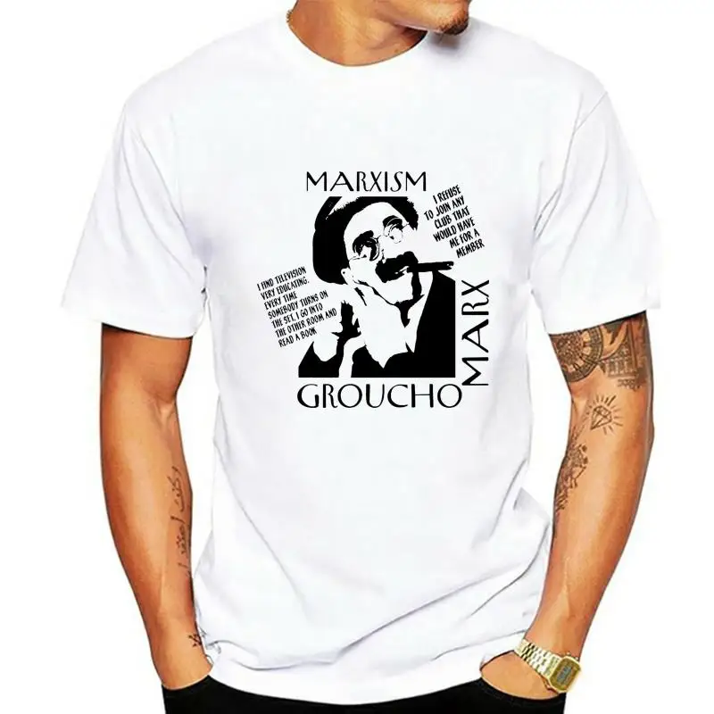 GROUCHO MARX Marxism Camiseta Todas las tallas y colores Printed Men T-Shirts(1)