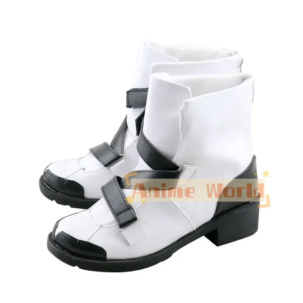 Fate Grand Order Fgo Kid Gil White Shoes Cosplay Boots Custom Made Halloween Carnival Party Props