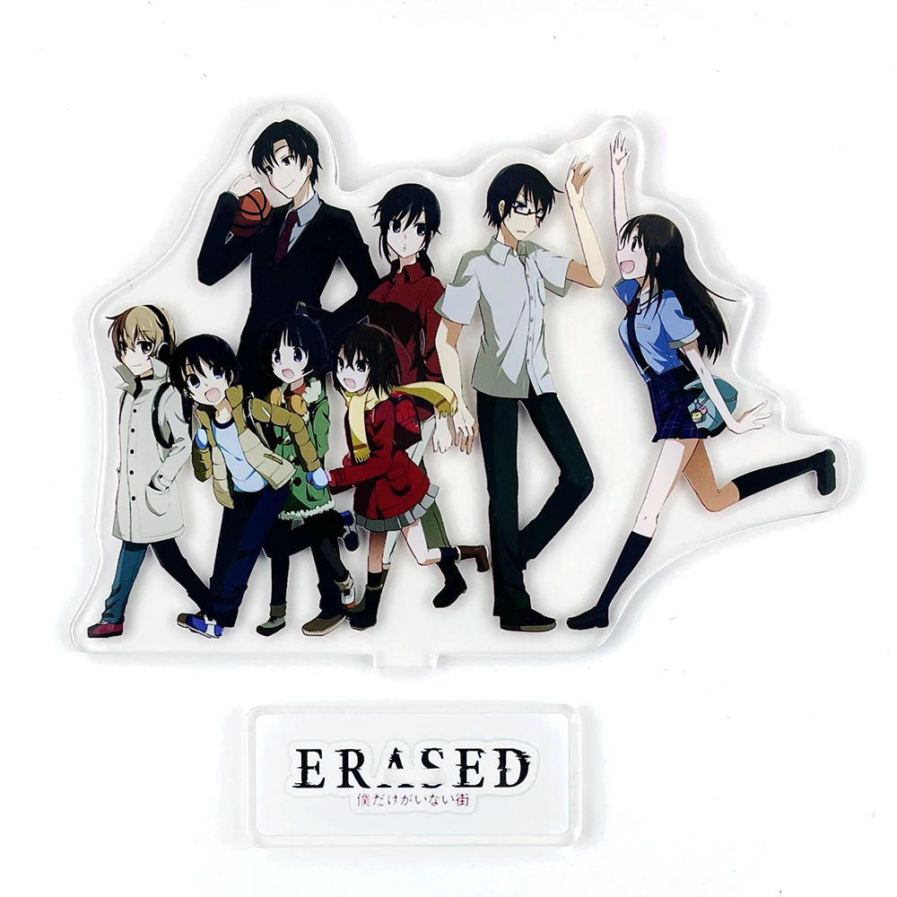 Erased Boku dake ga Inai Machi Satoru Fujinuma Kayo Hinazuki Yashiro Gaku acrylic stand figure model cake topper anime