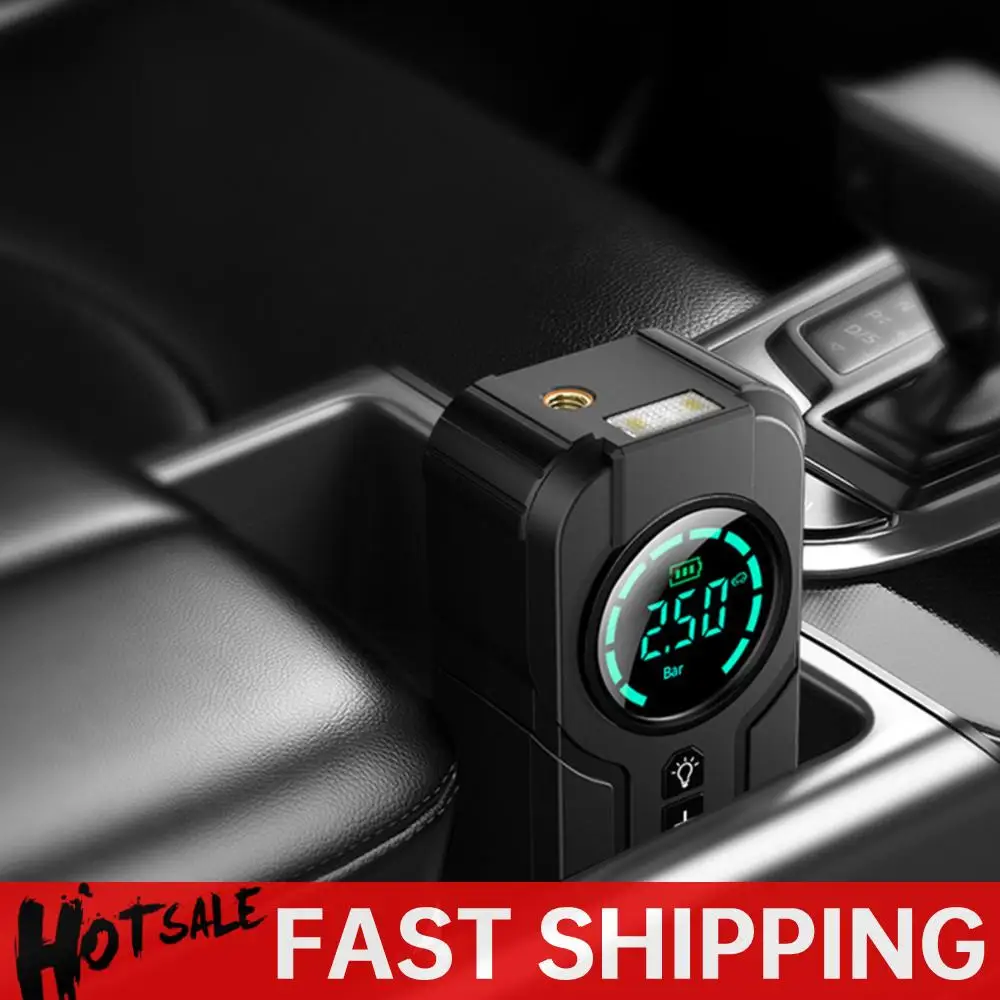 

Electric Air Pump Inflator LCD Display Electric Tire Inflator 150 PSI Digital Cordless Car Tyre Inflator Wireless Air Compressor