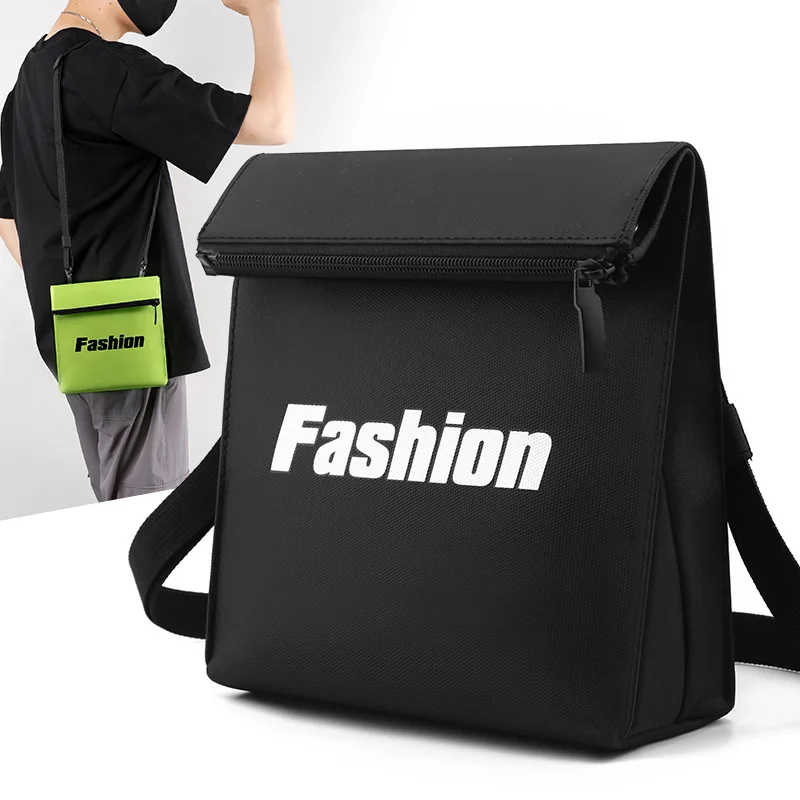 Nuova borsa a tracolla piccola Mini borsa quadrata lettera tinta unita tendenza moda Casual Business Party Design semplice tutto-fiammifero Unisex