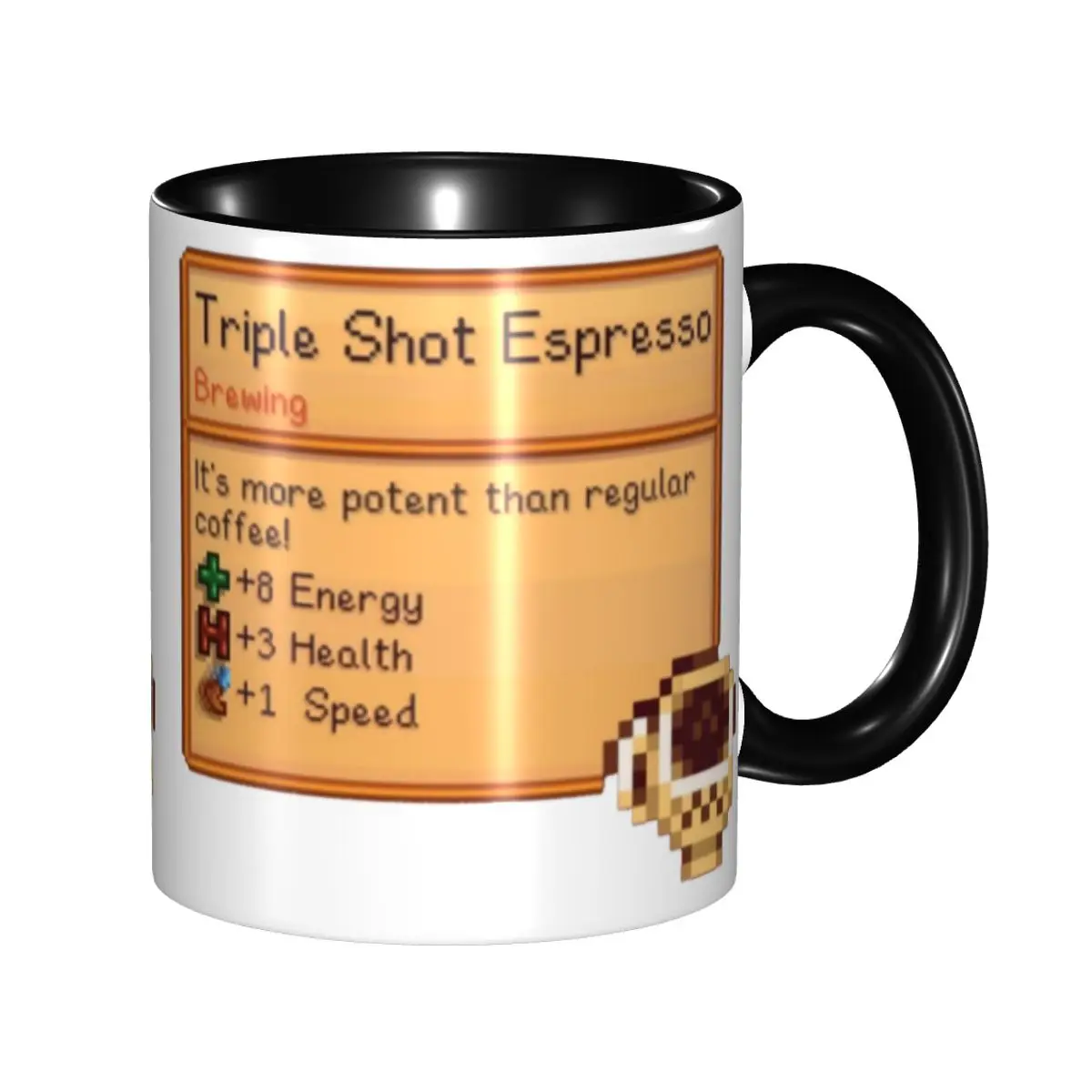 Stardew Valley Triple Shot Espresso Coffee Mug DIY Personalized Ceramic Milk Tea Mug