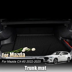 For Mazda CX-60 CX60 2022 2024 2025 Trunk mat Tail box pad Waterproof dirt resistant scratch resistant interior modification