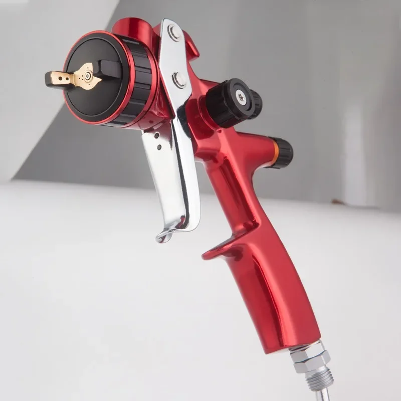 Automotive paint gun, high atomization sheet metal pneumatic finish spray gun