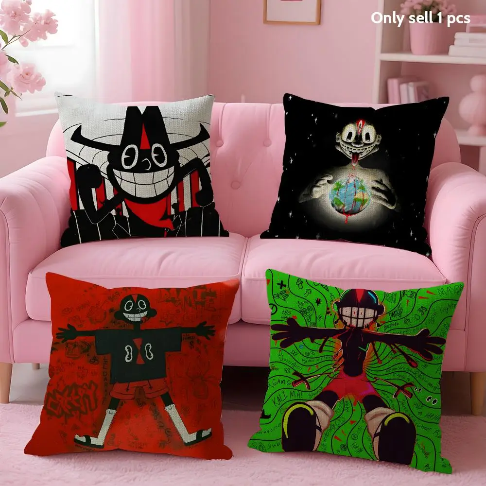 Music Singer I-Lil Darkie Cushion Cover Decorative Linen Throw Pillow Case Soft For Bed Sofa Car Home Decor