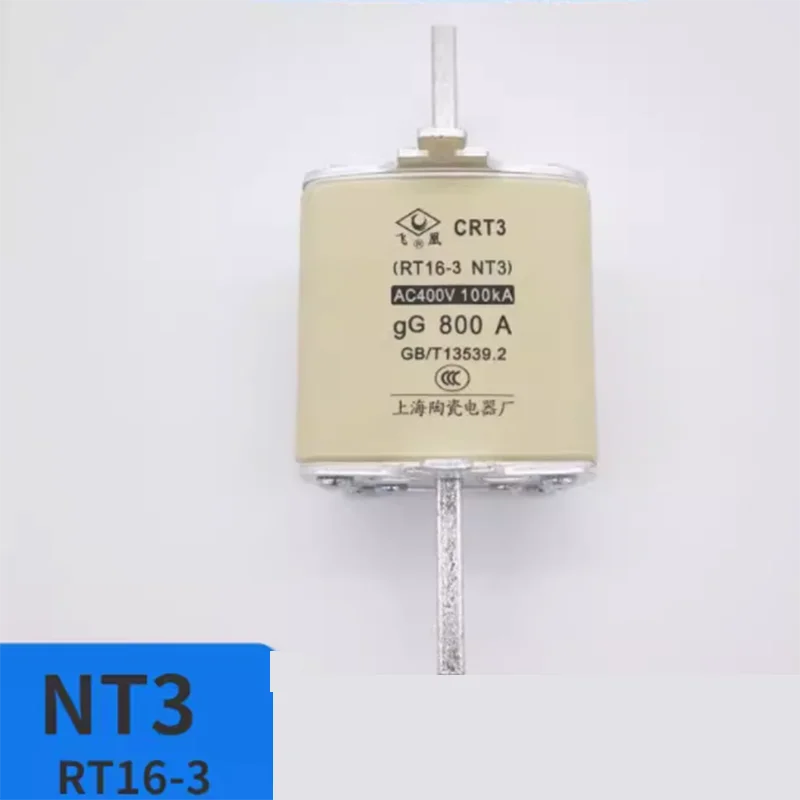 

Authentic Fused Core CRT3 RT16-3 NT3-800A AC400V Fuse Ceramic Appliance Factory Fused Core