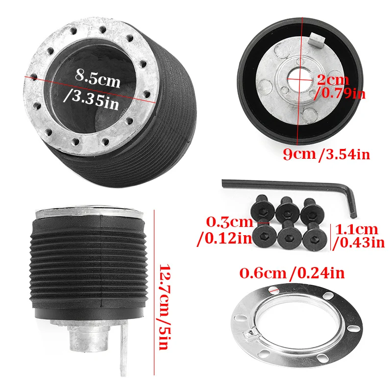 Auto Steering Wheel Hubs Quick Release Adapter Boss Kit For Peugeot 106 306 for Citroen Saxo For Citroen AX 90 91 97 98