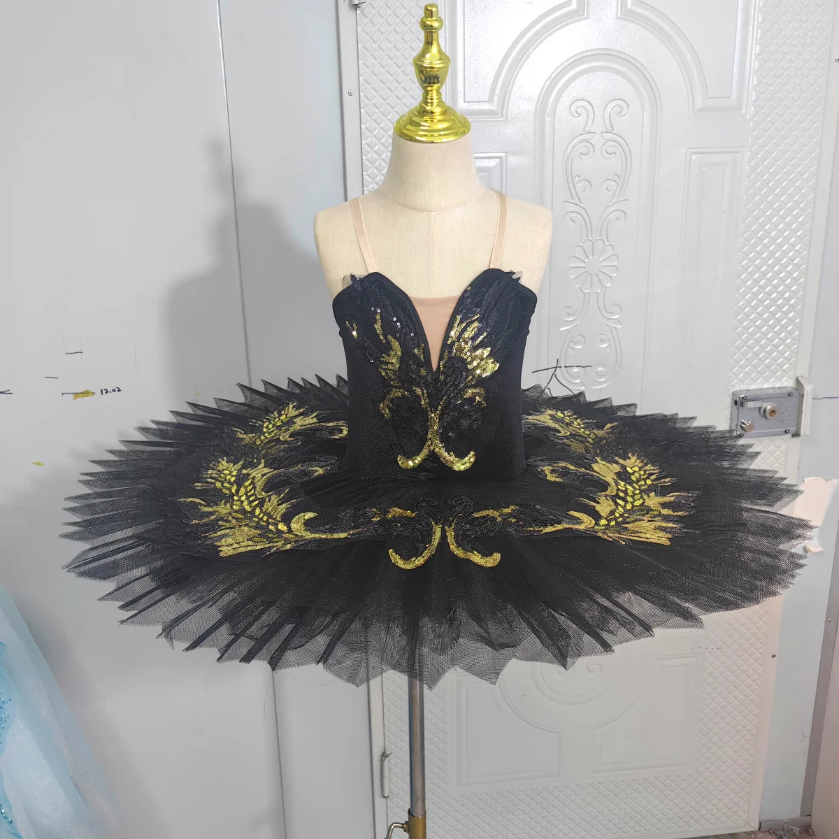 Children\'s Performance Costumes Red Ballet Tutu Skirt Girls Swan Lake Stage Clothing Free Shipping Dance Costume