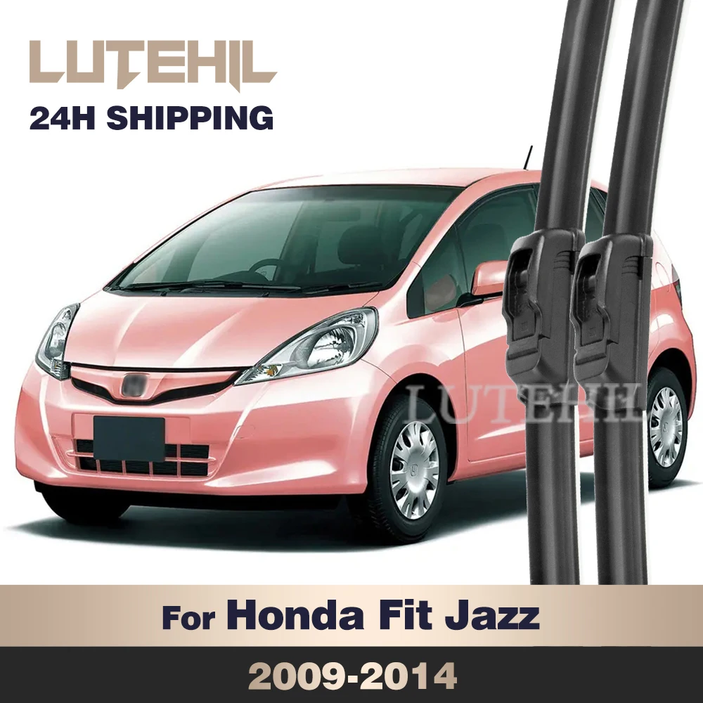 Wiper Front Wiper Blades For Honda Fit Jazz MK2 2009 - 2014 2010 2011 2012 2013 Windshield Windscreen Front Window 26