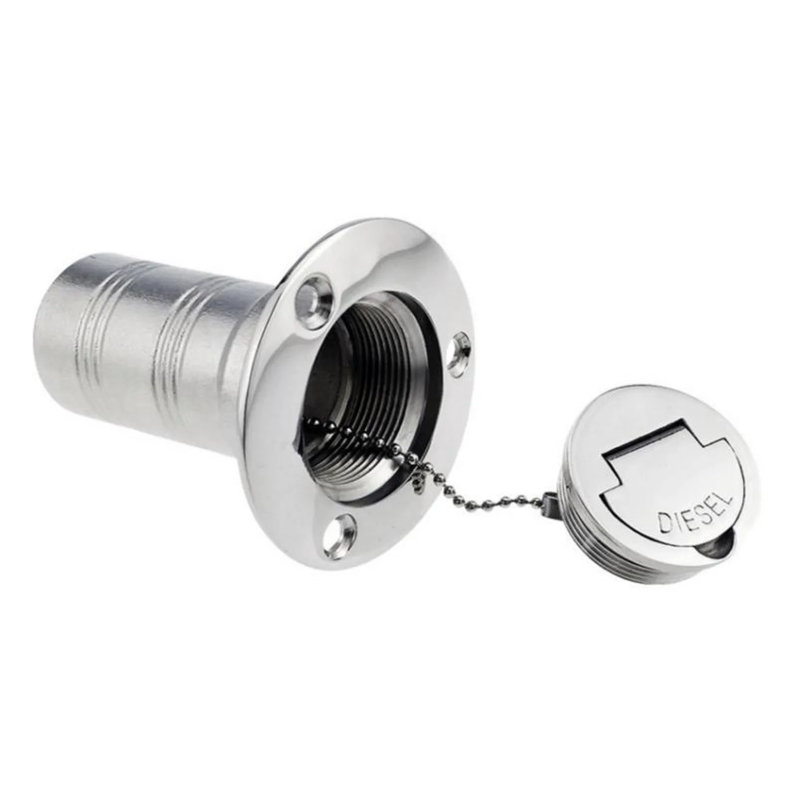 Marine 316 Stainless Steel DIESEL Deck Fill/Filler 38mm/50mm Boat Deck Fill Neck for Boat Yacht RV Caravan