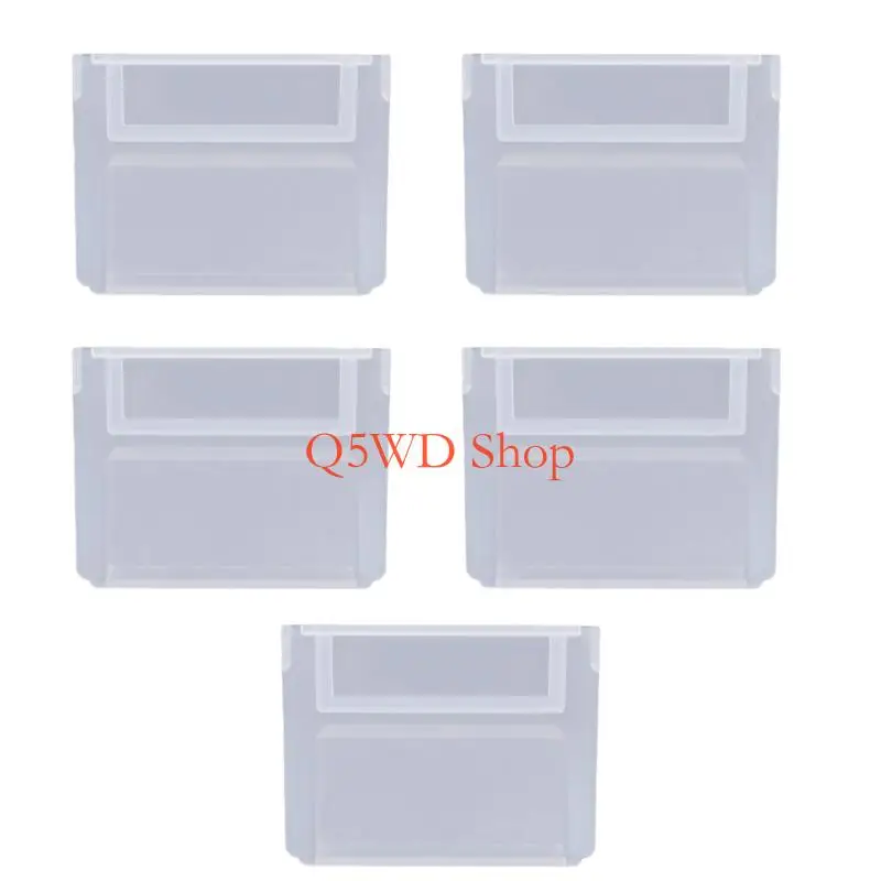 Q5WD Compact Tool Box With Removable Dividers And Clear Top Tool Organization Box For Optimal Workspaces Organization