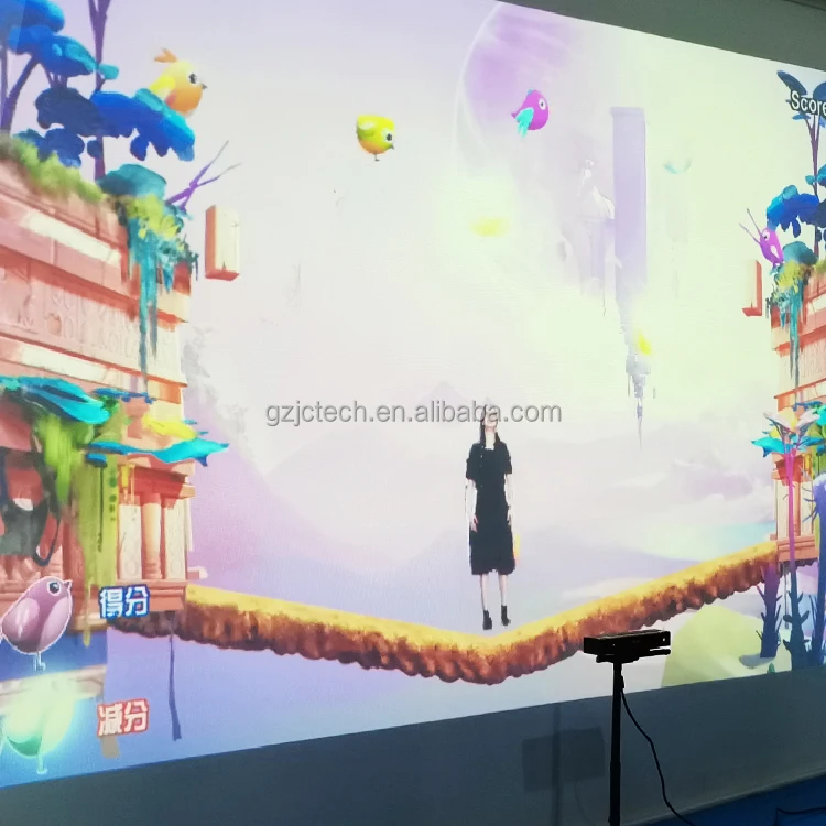 AR Game Jump Trampoline Interactive Floor Games Trampoline Interactive Projection