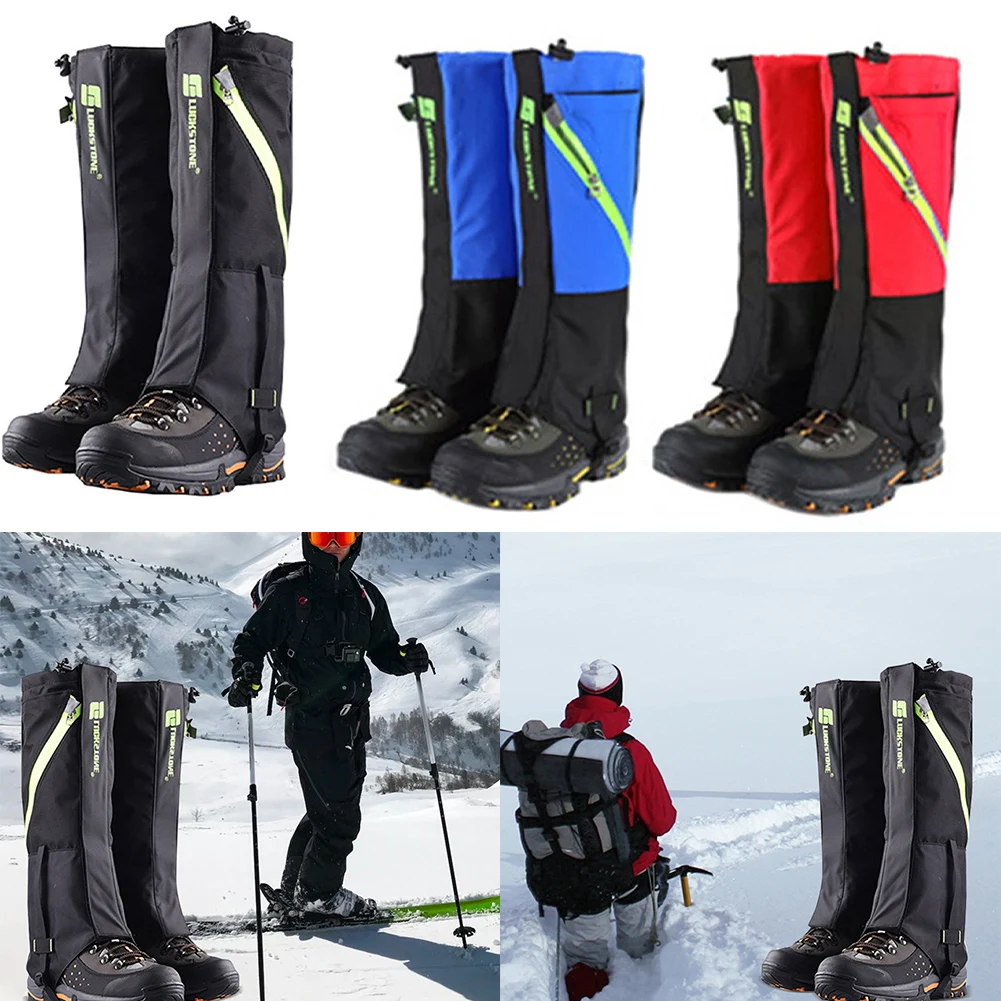 Outdoor Snow Foot Cover Travel Leg Warmers Waterproof Legging Shoes Cover Hunt Climbing Camping Winter Tourist Hiking Leg Gaiter