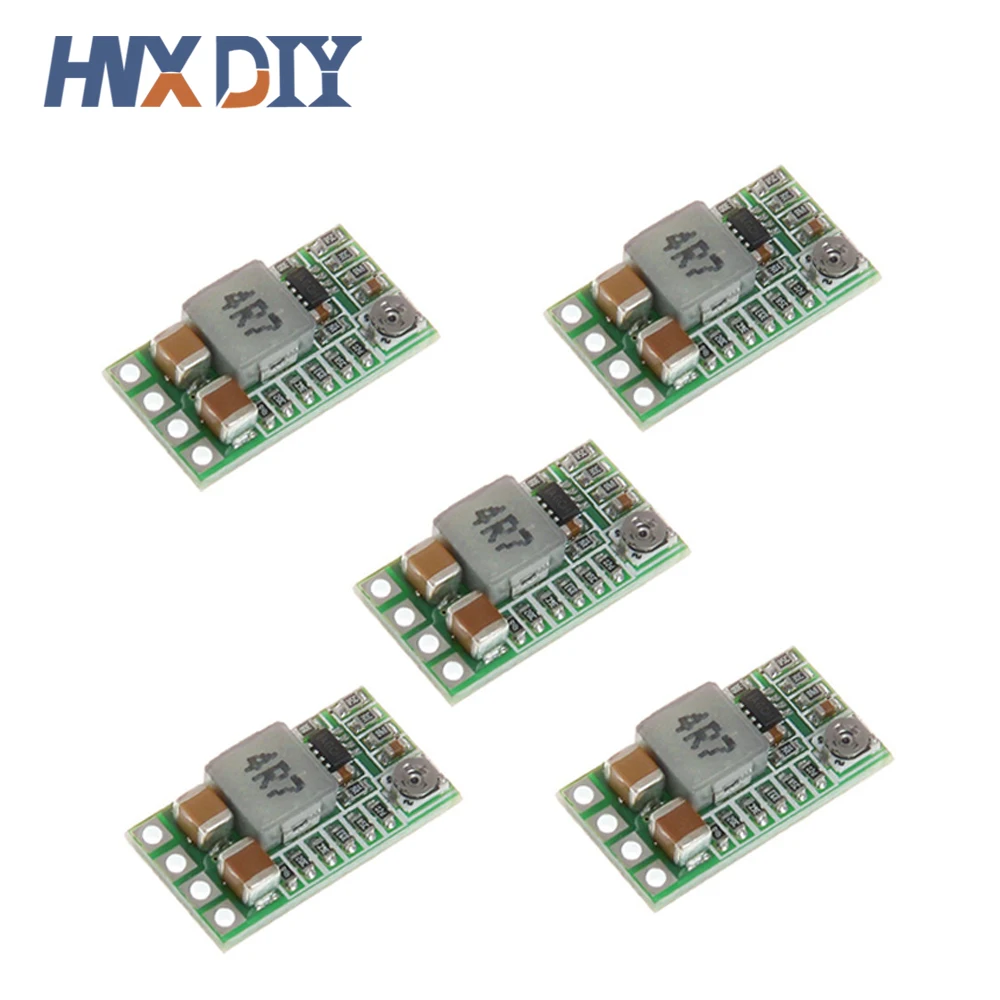 10pcs Mini DC-DC 12-24V To 5V 3A Step Down Power Supply Module Voltage Buck Converter Adjustable 97.5% 1.8V 2.5V 3.3V 5V 9V 12V