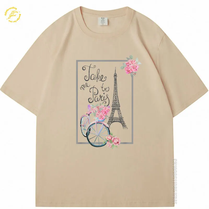 

Take Me To Paris Eiffel Tower Love Couple French Gift Men's T-Shirt New In Tops & Tees High Quality Short Sleeve Camisetas