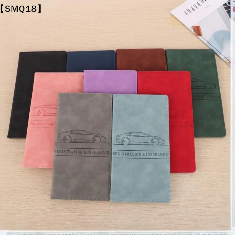 1Pcs Vehicle Glove Box Car Registration & Insurance Card Holder With Magnetic Shut Car Organizer Documents Cards License【SMQ】
