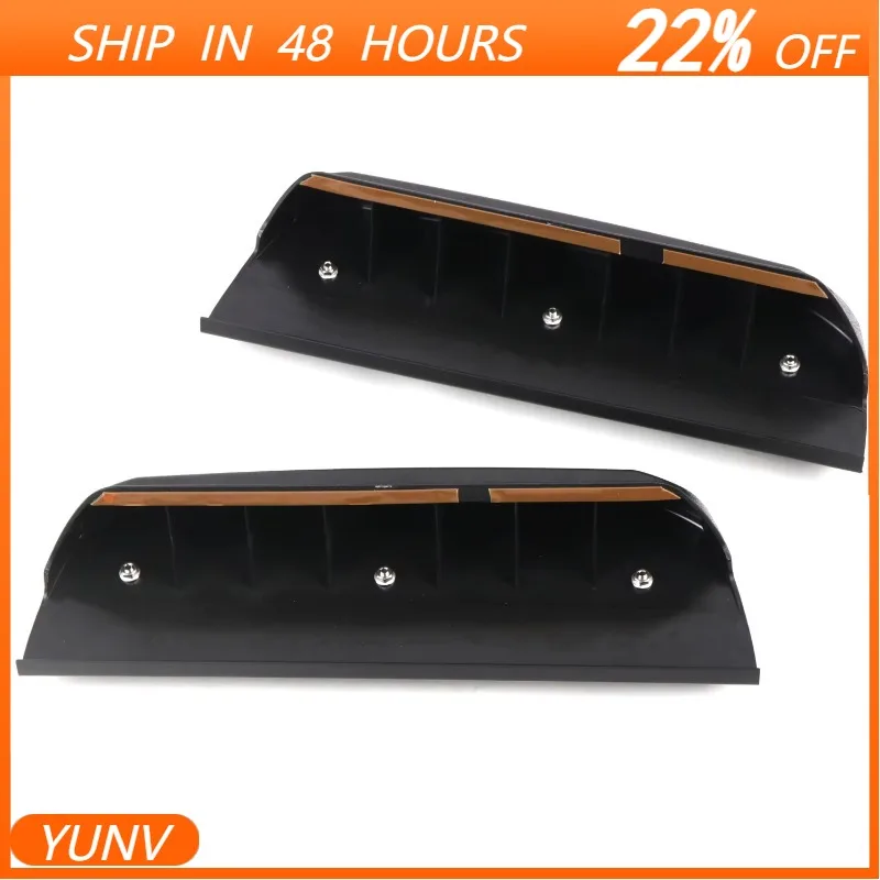 YUNV для Toyota Land Cruiser Prado J250 LC250 2024 2025, черная накладка на подлокотник передней двери из ABS-пластика и кожи, аксессуар для комфорта.