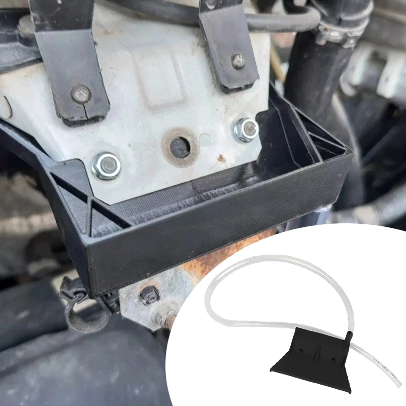 1 Juego de Deflector de agua para tubo de drenaje de coche para Fiat Ducato Peugeot Boxer Citroen relé tubo de drenaje placa guía accesorios RV