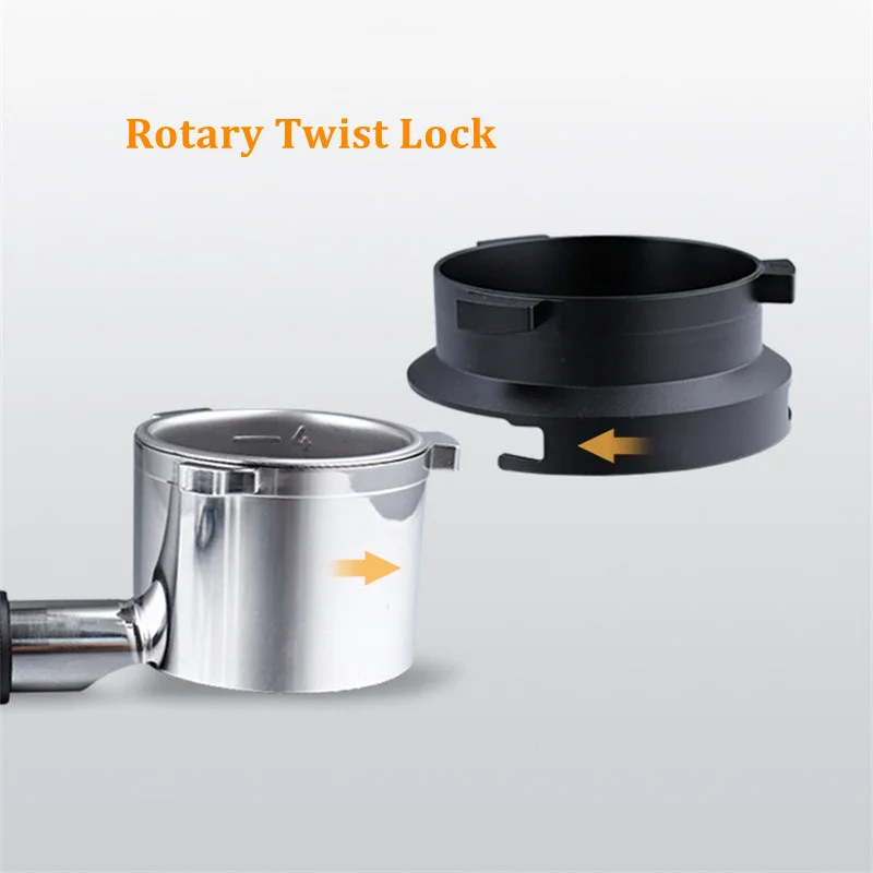 Coffee Dosing Cup & Espresso Dosing Funnel with 6‑Needle Distribution Stirrer Special For Delonghi EC9335 EC9155 EC9665 EC9355