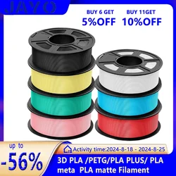 JAYO PLA /PETG/PLA PLUS/ PLA meta /PLA matte 3D Filament 1.75mm 3D Printer Filament 1.1KG/Roll Neatly Wound PLA for 3D Printer
