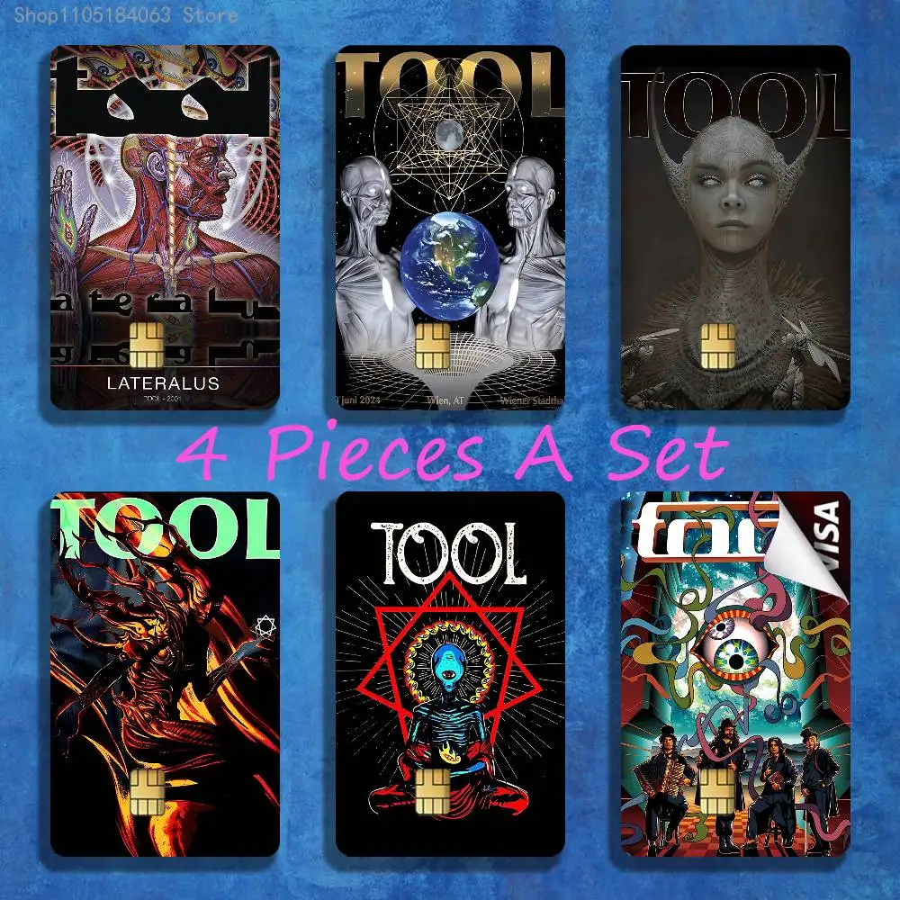 

T-Tool Band Skin HD Stickers Game Card Decal Scratch-resistant For Credit Debit Card Small Large Chip